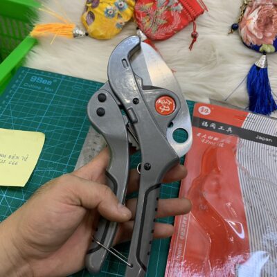 Kìm, Kéo Cắt Ống Nhựa PPR, PPC, PE, Dao Cắt Ống Nước Cao Cấp Fukuoka Nhật FO-4005 0-42mm