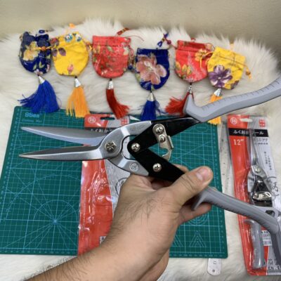 Kìm cắt tôn 12inch mỏ thẳng FO-4002C Fukuoka, Nhật kéo cắt tôn mũi thẳng